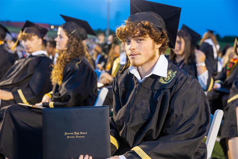 Students celebrate graduating